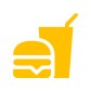 Burger and drink